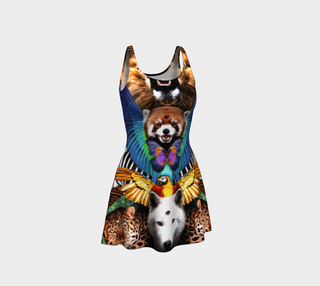 SacredLife || flare dress by Cosmic Shiva