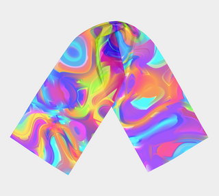 Flashy Vibrance Long Scarf | Art Design Works