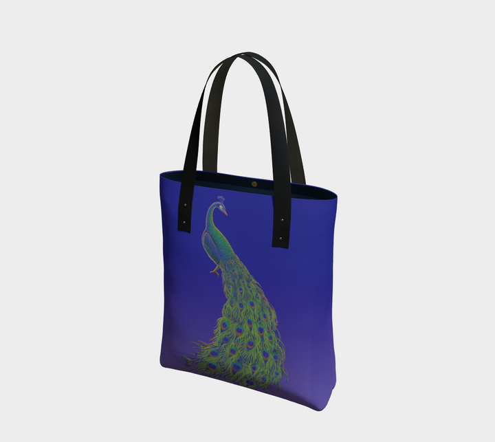 Peacock Tote Bag by Mark Henson