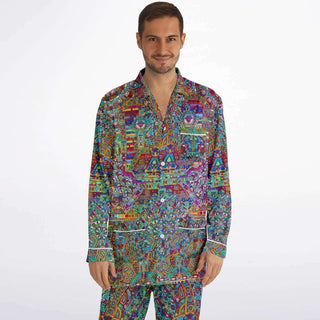 Mandala Jazz Satin Pajamas | Lachlan Wardlaw