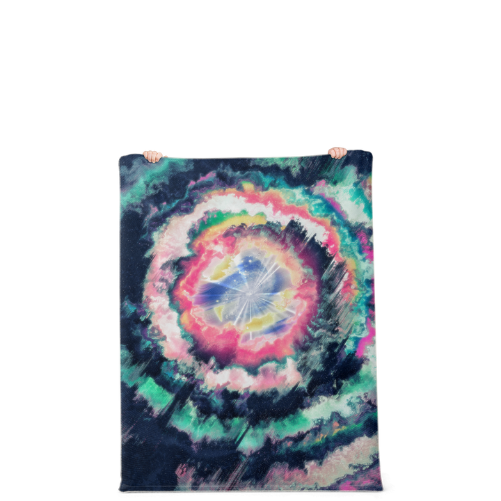 Glitchy Galaxy | Microfleece Blanket | Makroverset
