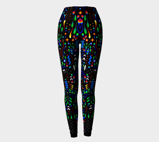 back TAS Visuals PsychedelicElemental Realm Yoga Leggings – Eco Stretch Comfort