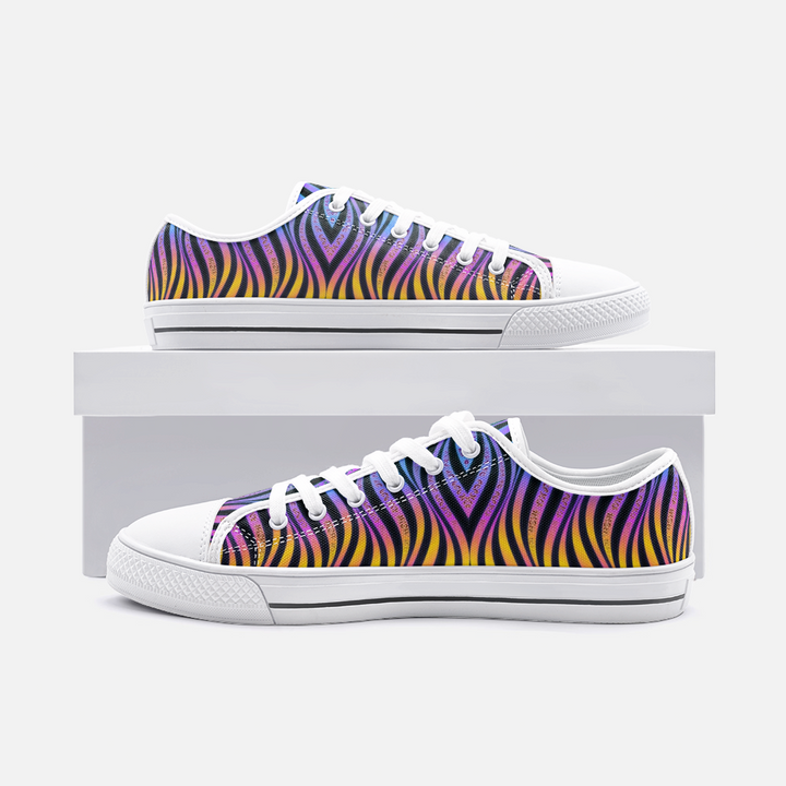 Xenowave | Unisex Low Top Canvas Shoes | Hakan Hisim
