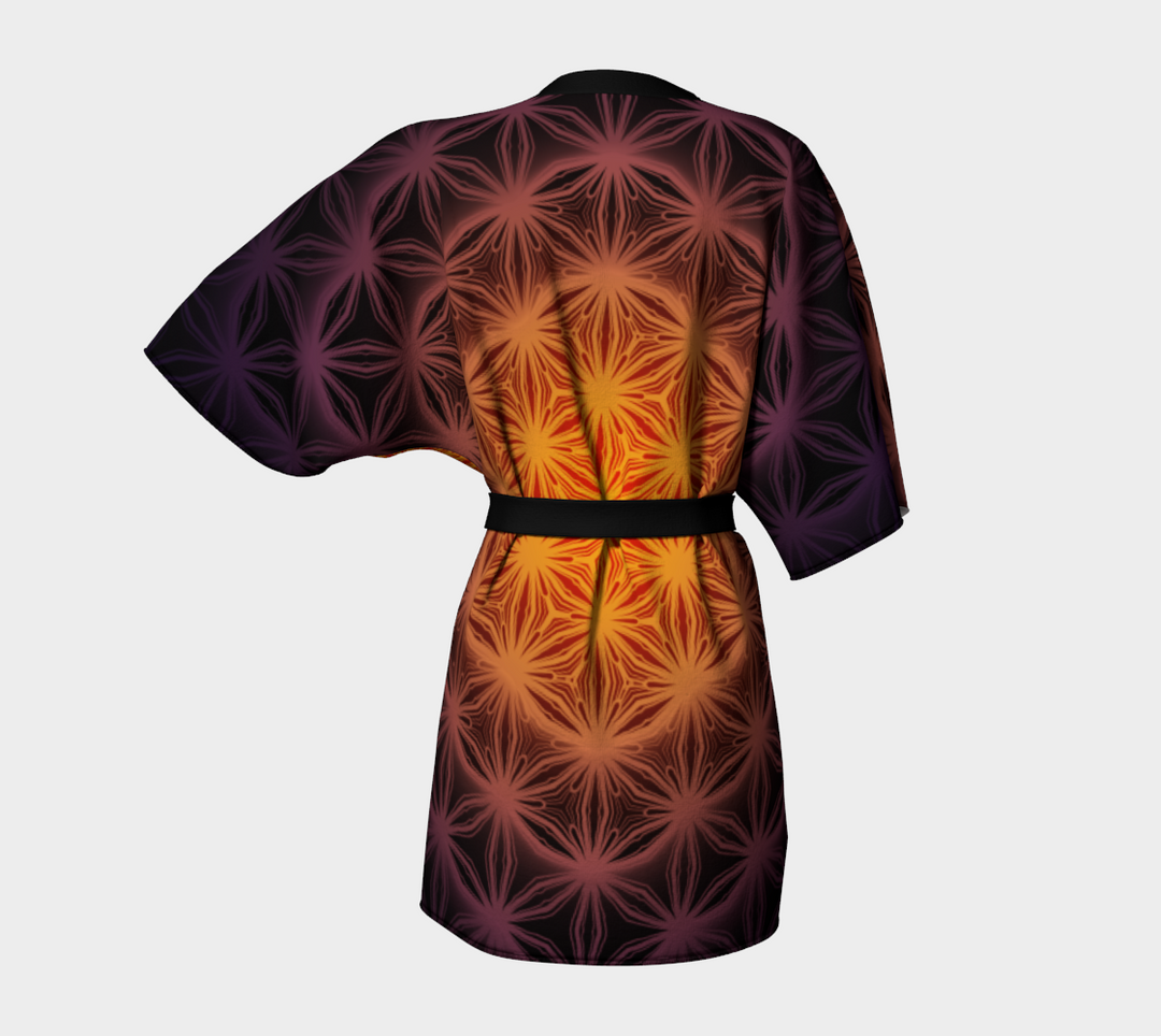Flower of Life Blaze | Kimono Robe | Yantrart Design