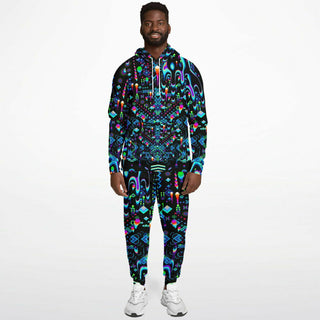 Mystic Move CYAN Fashion Hoodie and Joggers