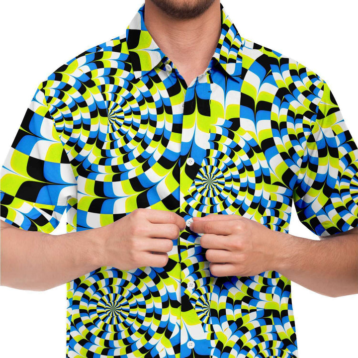 Psychedelic Sunflower Button Shirt | Hubert S