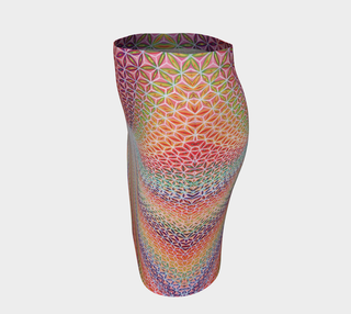 VORTEX Swirl  Fitted Skirt | Bart Van Hertum