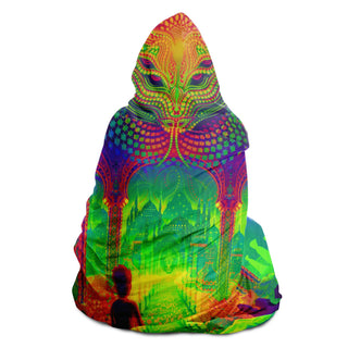 KARGYRAA | HOODED BLANKET | SALVIA DROID