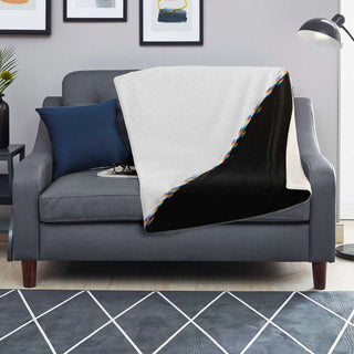 Split | Micro Fleece Blanket | Austin Blake