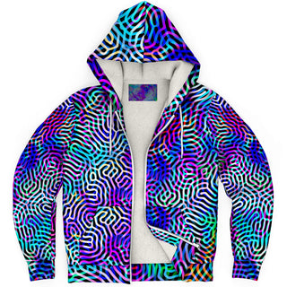 MOLECULIZED Microfleece Ziphoodie | Art Design Works