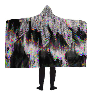 Overglitch_B | Hooded Blanket | Makroverset