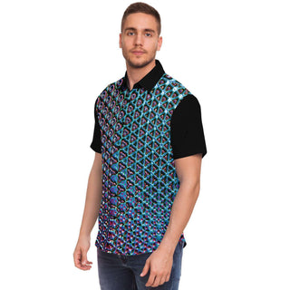 Stasis | Button Down T-Shirt | Austin Blake