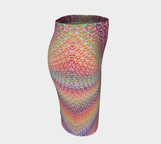 VORTEX Swirl  Fitted Skirt | Bart Van Hertum