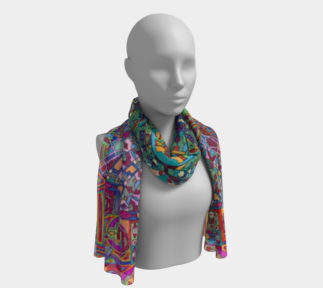 infinity mandala long scarf | Lachlan Wardlaw