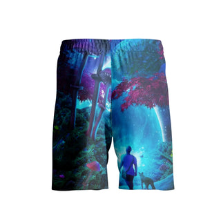 Lost Sky - Men's All-over Print Beach Shorts | Cameron Gray