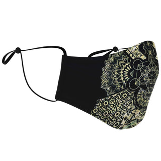 Geometric Gold | Face Mask | Mil Et Une