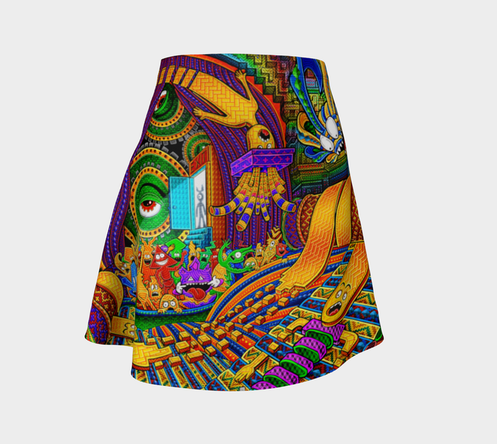 CONDUCTOR OF CONSCIOUSNEESS | FLARE SKIRT | SALVIADROID