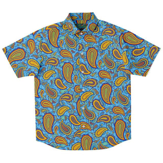 Paisley 1 | Short Sleeve Button Down Shirt | Psypepper