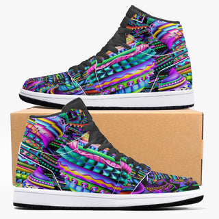 DMT carousel | High-Top Leather Sneakers | Psypepper