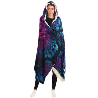 PSYBOX PURPLE HOODED BLANKET | FRACTUALLY