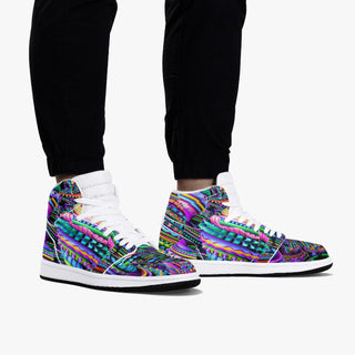 DMT carousel | High-Top Leather Sneakers | Psypepper