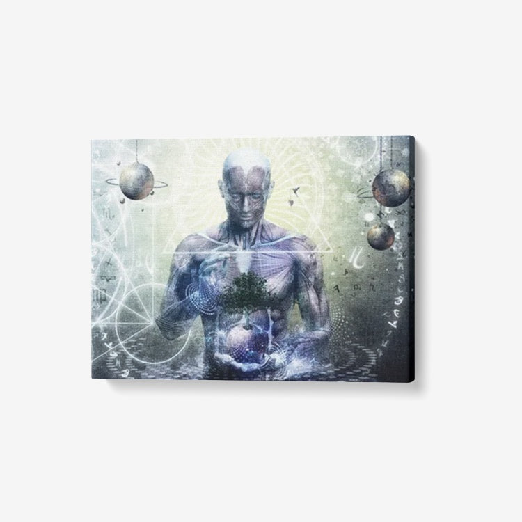 Experience So Lucid Discovery So Clear - 1 Piece Canvas Wall Art 24"x18" | Cameron Gray