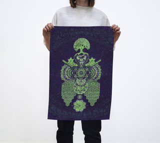 Geometric Green | Tea Towel | Mil Et Une