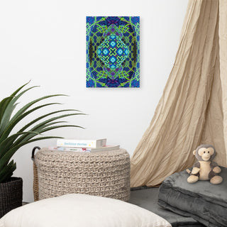DMT TEMPLE | Canvas Print | PSYPEPPER