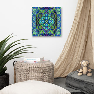 DMT TEMPLE | Canvas Print | PSYPEPPER