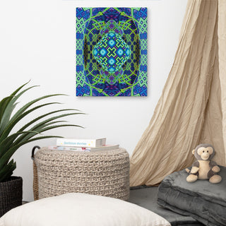 DMT TEMPLE | Canvas Print | PSYPEPPER