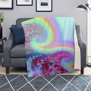 Rainbow Coast | Microfleece Blanket | James Fletcher