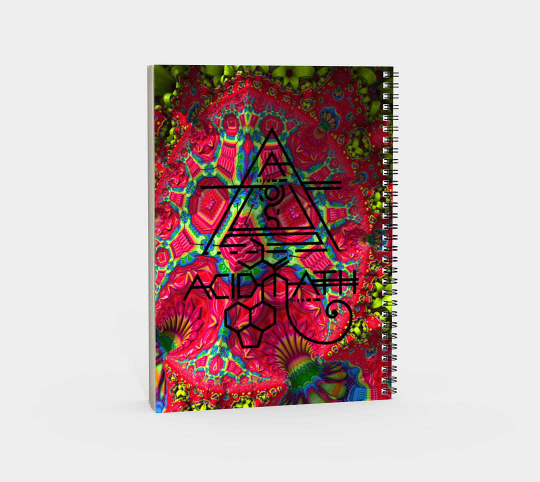 ACIDMATH PSYBOX SPIRAL NOTEBOOK BOOK | FRACTUALLY