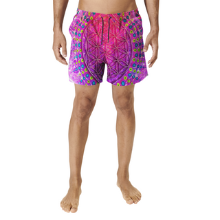 Cameron Gray | Flower Of Life | Men's All-over print Swimwear