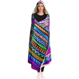 Dmt carousel | Hooded Blanket | Psypepper