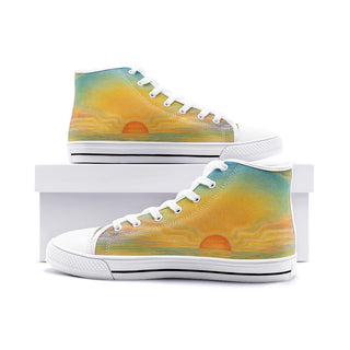 Eyes High Top Canvas by Mark Henson