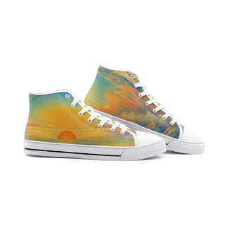 Eyes High Top Canvas by Mark Henson