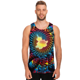 Mandelbrot Buddha | Unisex Tank Top | Makroverset