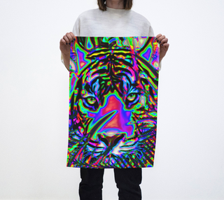 PSYCHEDELIC TIGER | TEA TOWEL | IMRAN
