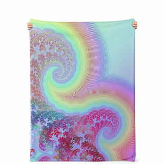 Rainbow Coast | Microfleece Blanket | James Fletcher