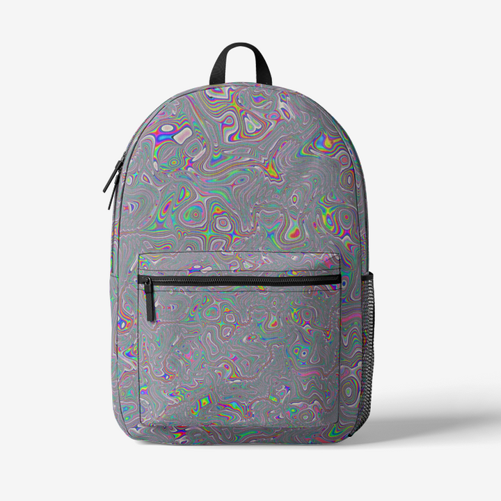 ACID Retro Colorful Print Trendy Backpack | HUBERT S