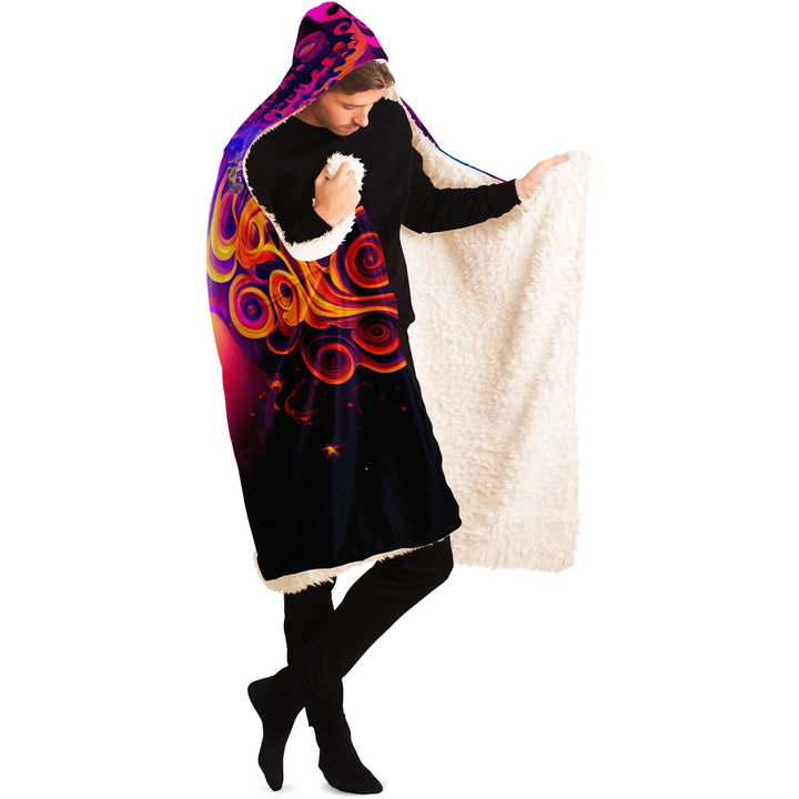 DIMENSIONAL Hooded Blanket - ACIDMATH GUY