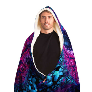 PSYBOX PURPLE HOODED BLANKET | FRACTUALLY