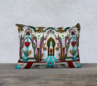 GANESHA PALACE 20" X 14" PILLOW CASE | SALVIA DROID