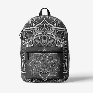Retro Colorful Print Trendy Backpack