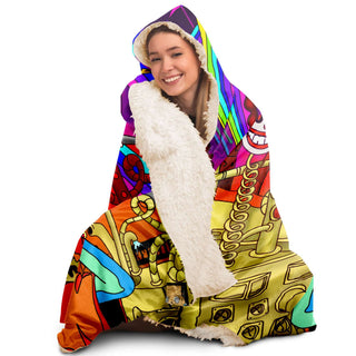 Super Jail Hooded Blanket | Miko Art