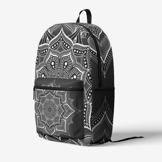Retro Colorful Print Trendy Backpack