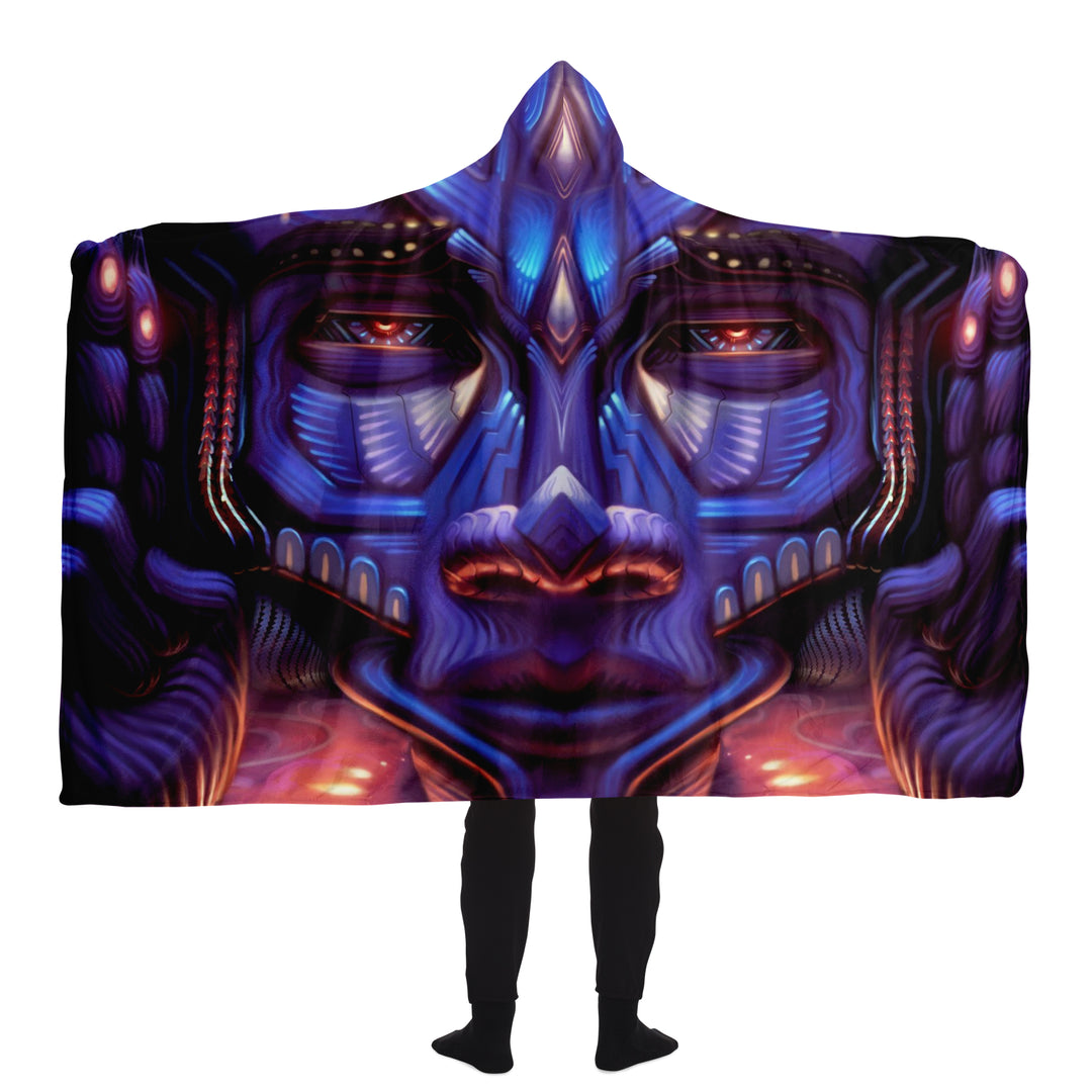 Psilocyborg | Hooded Blanket | Trent Kuhn