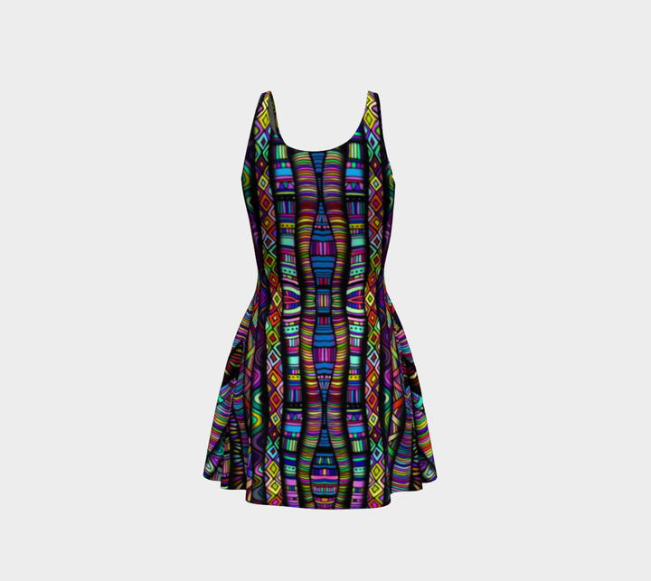 Rainbow Tribe | Flare Dress | Hakan Hisim
