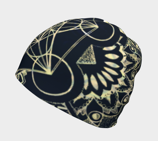 Geometric Gold | Beanie | Mil Et Une