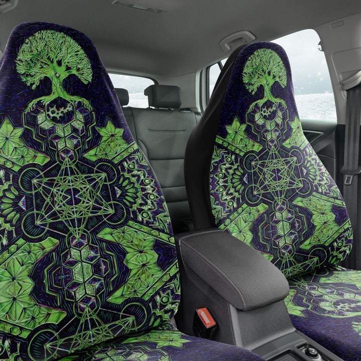 Geometric Purple | Seat Cover | Mil Et Une
